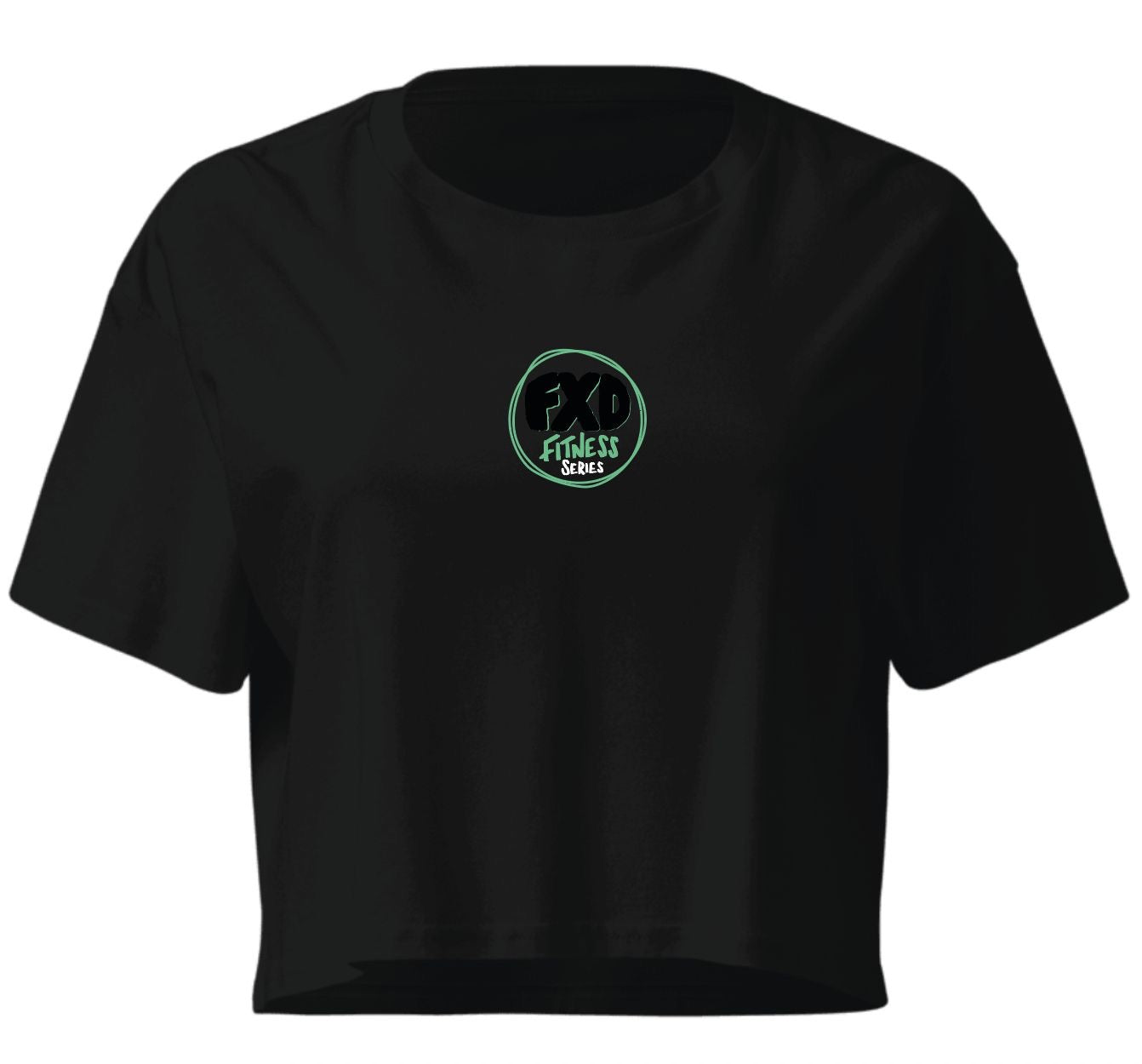 Black FXD Crop Women's Crop Top