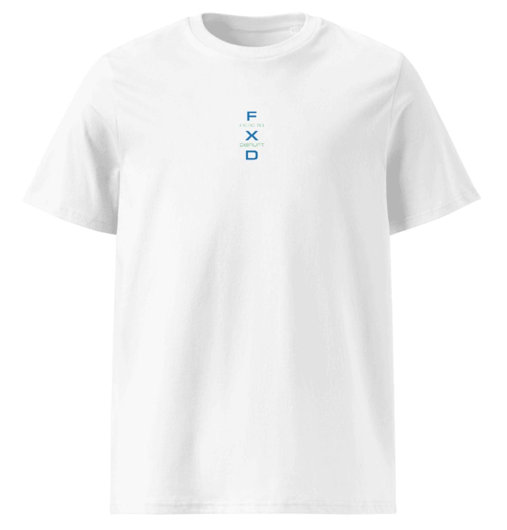 White Here to Disrupt Tee Unisex