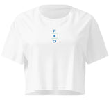 White Here to Disrupt Crop Women's Crop Top