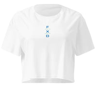 White Here to Disrupt Crop Women's Crop Top